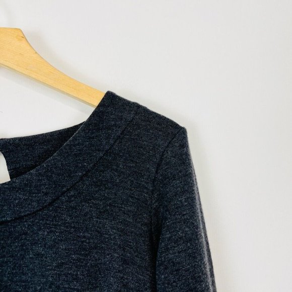 Me+Em Grey Oversized A Line Pockets Smock Flared Sleeve Tunic Dress UK 10 - Picture 5 of 11